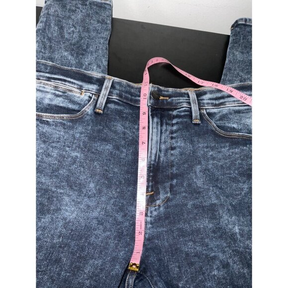 FRAME Le High Skinny Dark Indigo Denim Jeans Trumbull size 30 - Picture 7 of 9